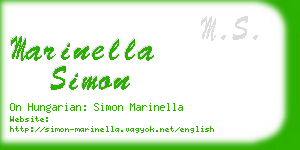 marinella simon business card